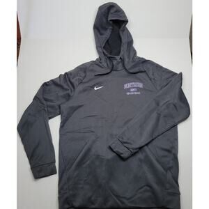 Nike Hoodie Men's L Black Dri-FIT Northern Basketball Athletic Fleece Lined